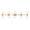 Z-Lite Artemis Vanity, 10-Light, 6.5 In.W x 45 In.L x 10.75 In.H, Modern Gold/Matte Opal 494-10V-MGLD - alternate 1